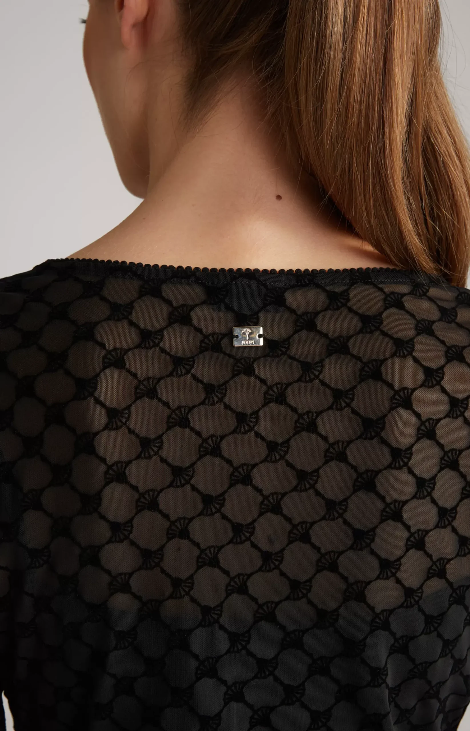 Long-sleeved Top in Black