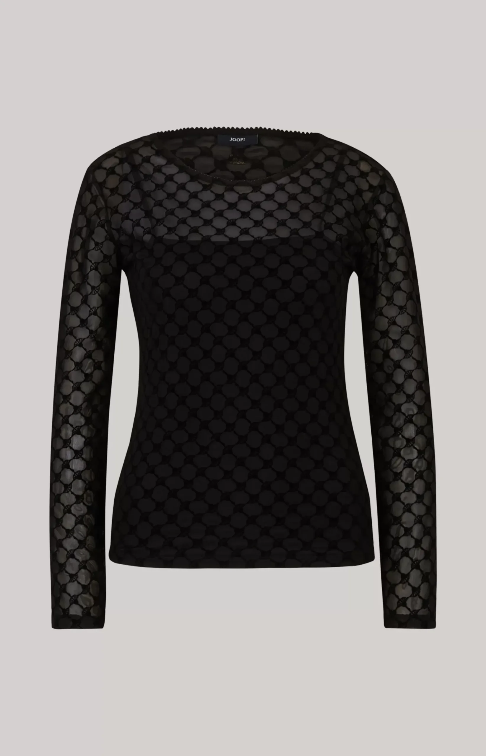 Long-sleeved Top in Black