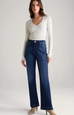 Long-sleeved Top in Ecru