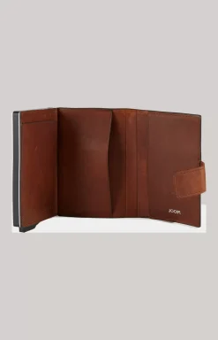 Loreto C-Two E-Cage Wallet in Cognac Brown