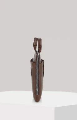 Loreto Samu business bag in Cognac Brown