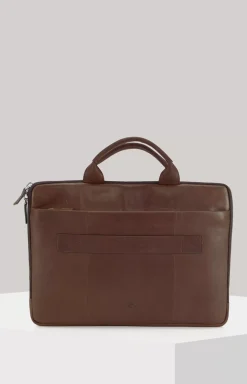 Loreto Samu business bag in Cognac Brown