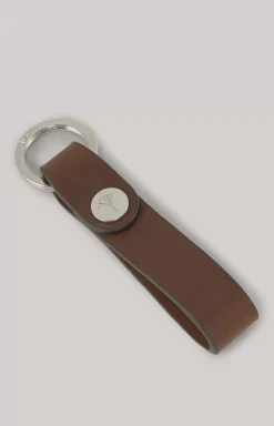 Loreto Zethos key ring dark brown