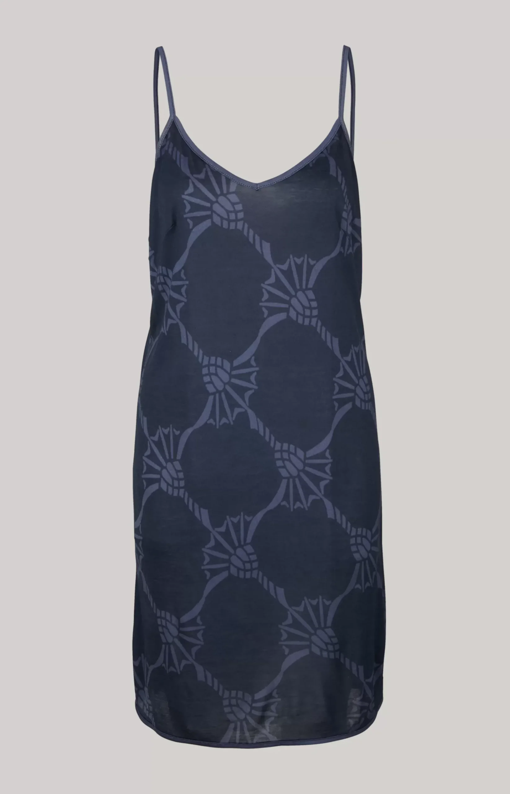 Loungewear dress in midnight blue
