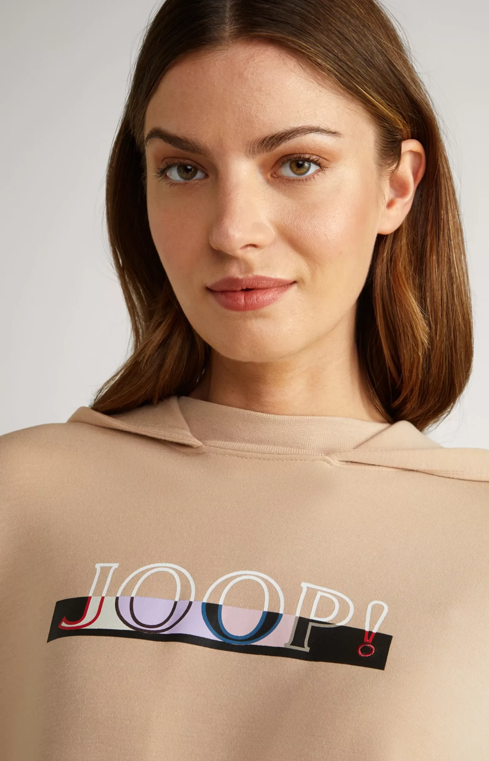 Loungewear Hoodie in Beige/Ecru