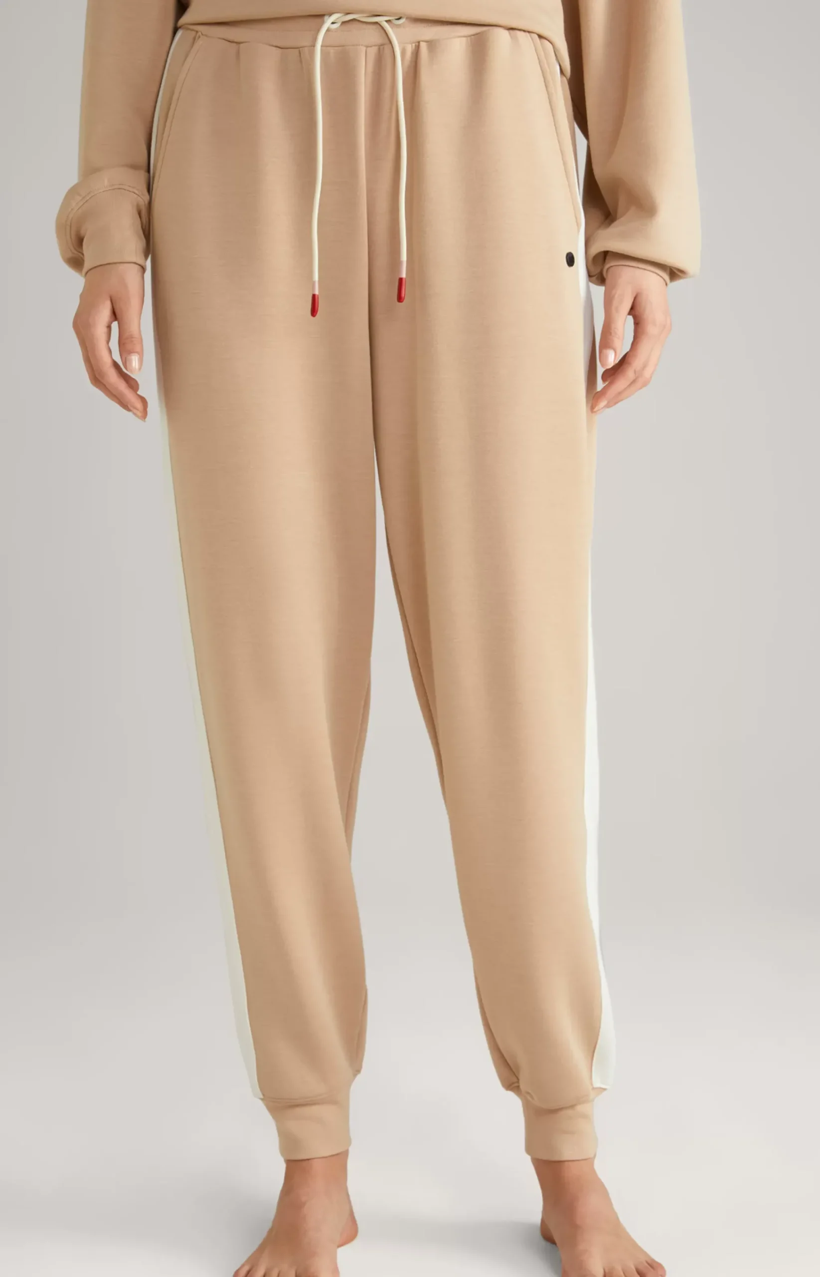 Loungewear Joggers in Beige/Ecru