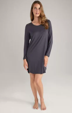 Loungewear Long Shirt in Anthracite