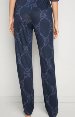 Loungewear pants in midnight blue