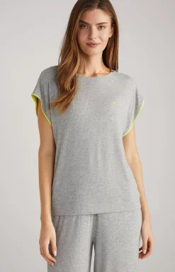Loungewear Shirt in Grey Melange