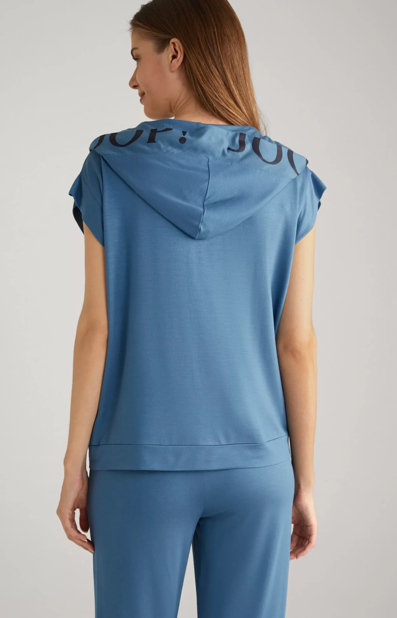 Loungewear Shirt in Ocean Blue