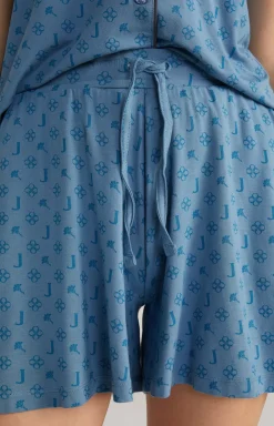 Loungewear Shorts in Ocean Blue
