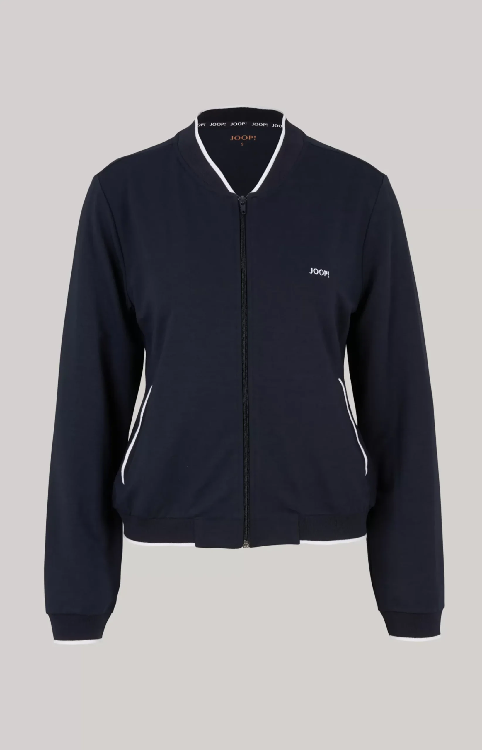 Loungewear Sweatshirt Jacket in Midnight Blue