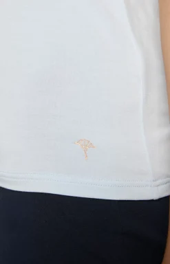 Loungewear tank top in light blue