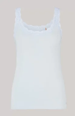 Loungewear tank top in light blue