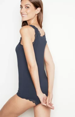 Loungewear tank top in Navy