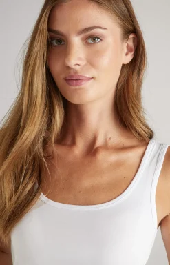 Loungewear tank top in white