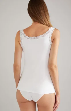 Loungewear tank top in White