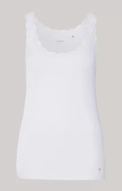 Loungewear tank top in White