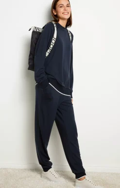 Loungewear trousers in Midnight Blue