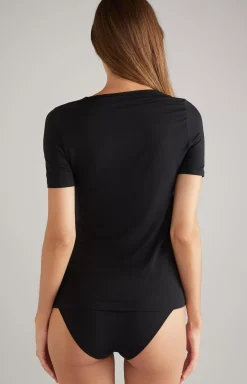 Loungewear T-shirt in Black