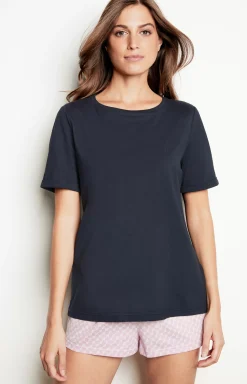 Loungewear T-shirt in Navy