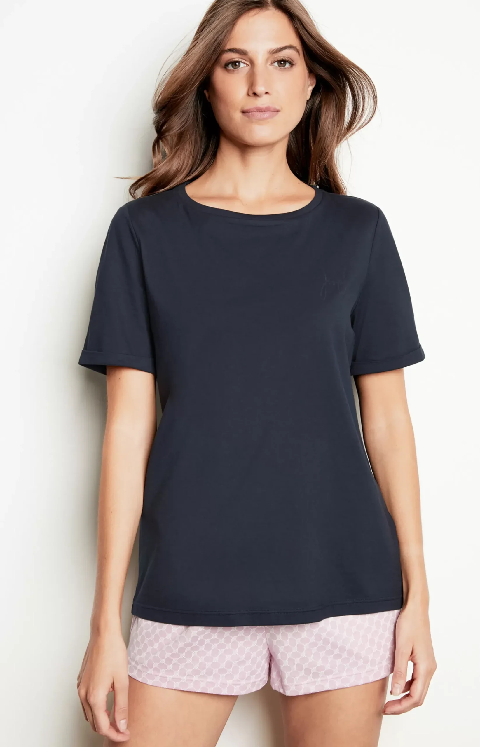 Loungewear T-shirt in Navy