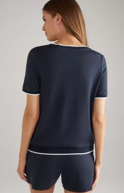 Loungewear T-shirt in navy