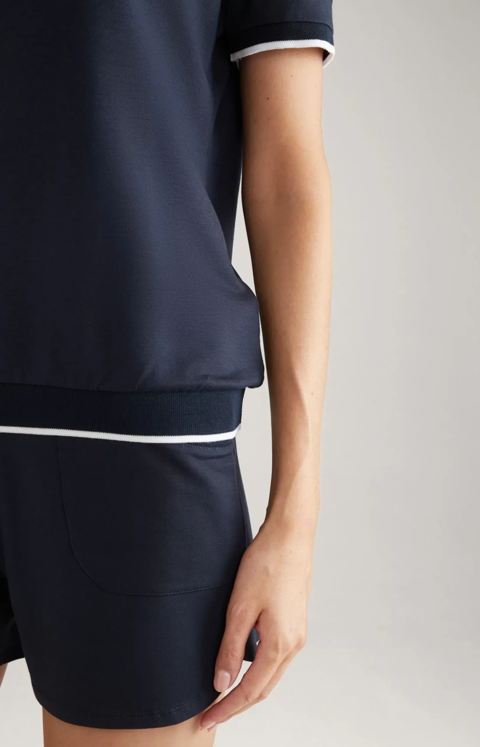 Loungewear T-shirt in navy