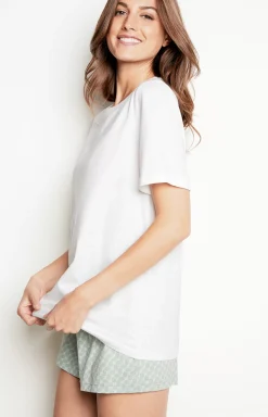 Loungewear T-shirt in White