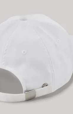 Luigi cornflower Logo Cap in White