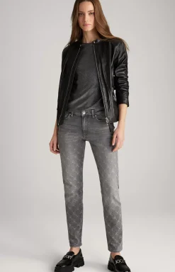 Lurex Blouse in Grey Glitter