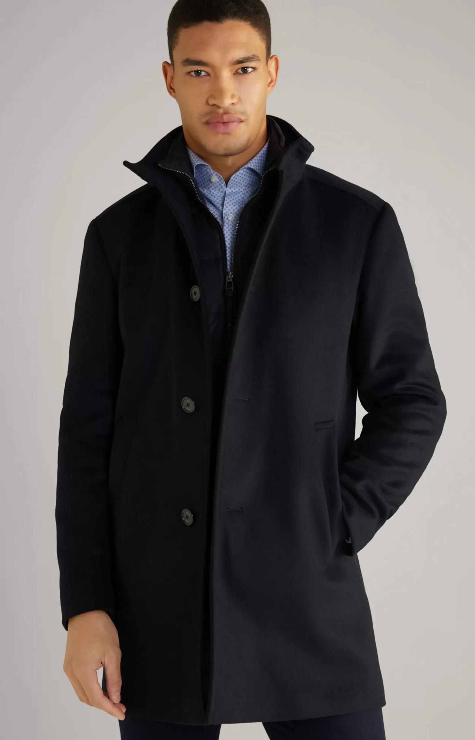 Maico Coat in Navy