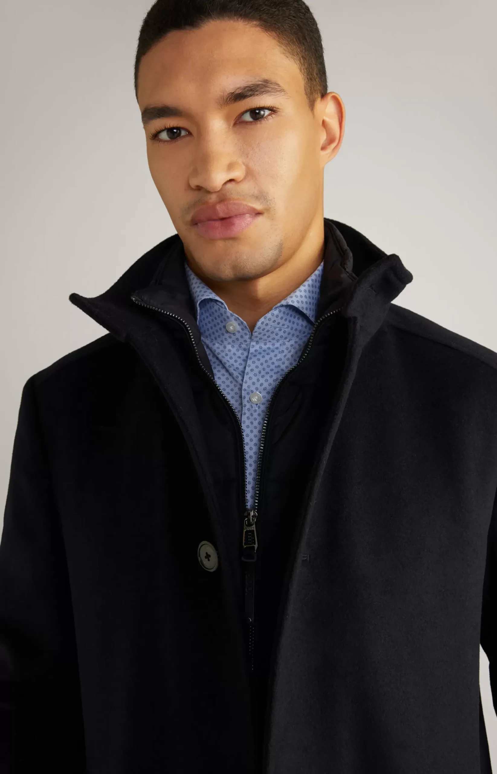 Maico Coat in Navy