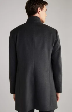 Maron Coat in Mottled Anthracite