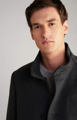 Maron Coat in Mottled Anthracite