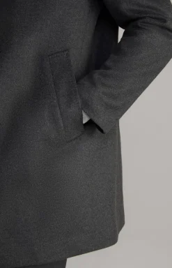 Maron Coat in Mottled Anthracite