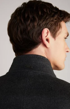 Maron Coat in Mottled Anthracite