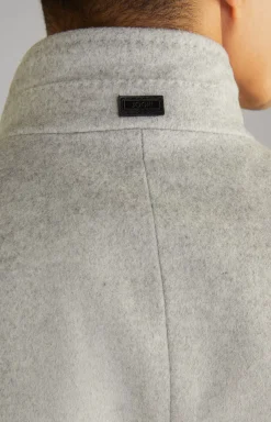 Maron Coat in Mottled Grey