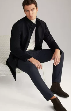 Maron Coat in Navy