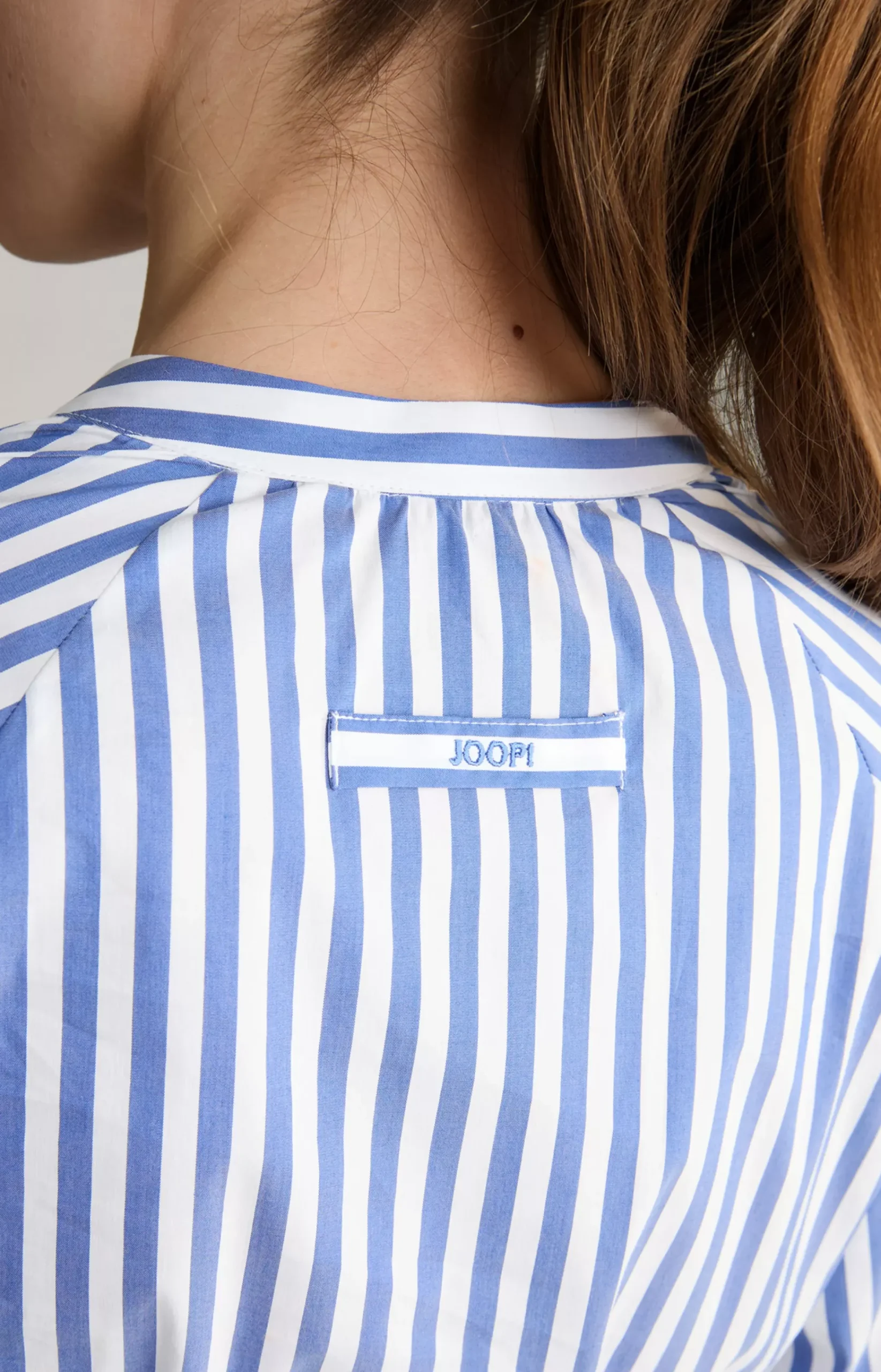Maxi Dress in Blue/White Stripes