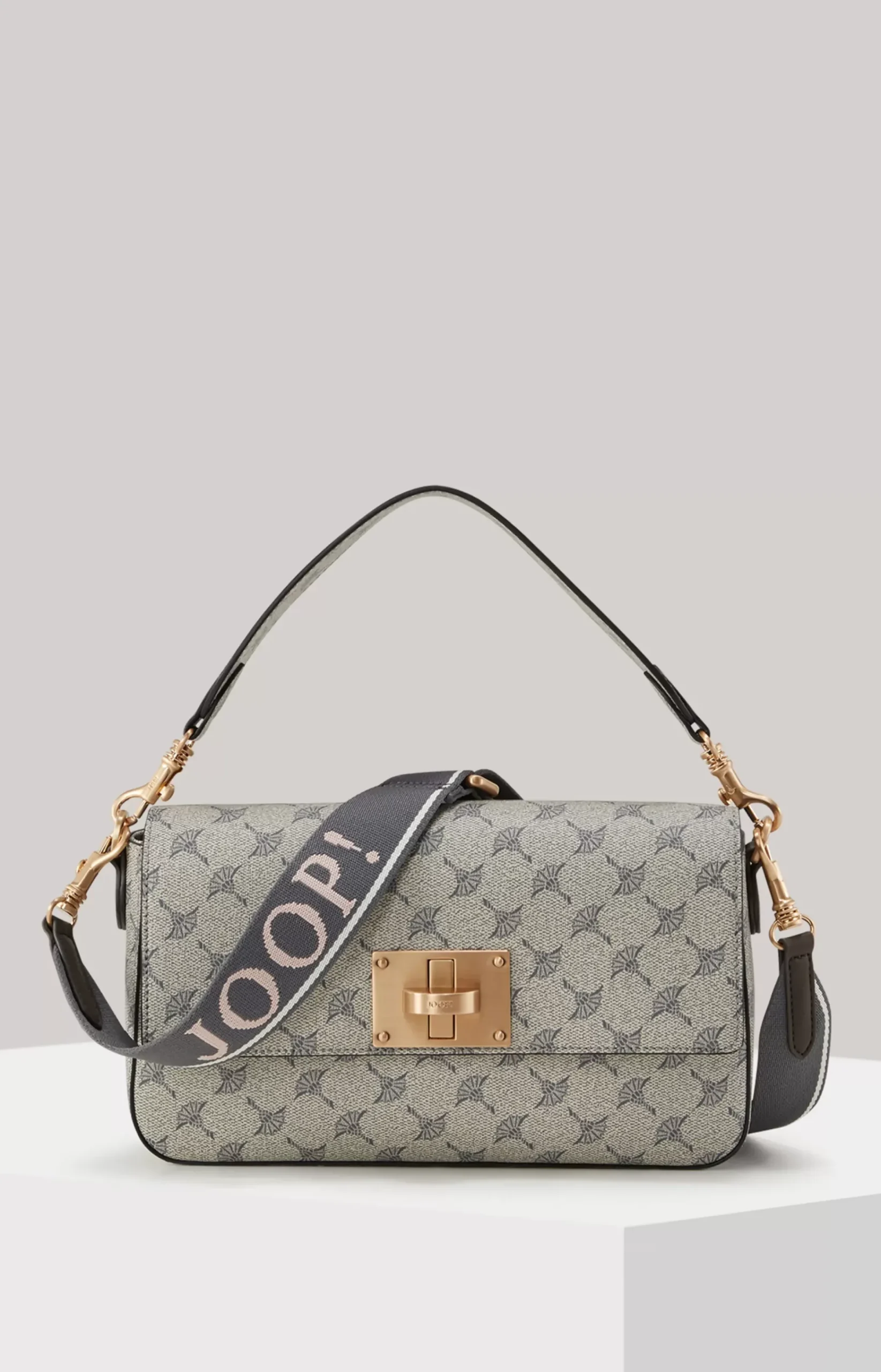 Mazzolino Diletta Nil Shoulder Bag in Grey