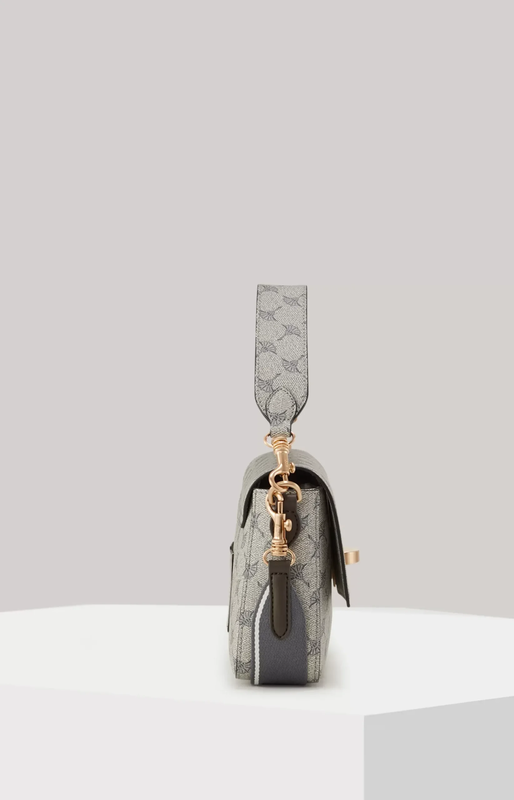 Mazzolino Diletta Nil Shoulder Bag in Grey