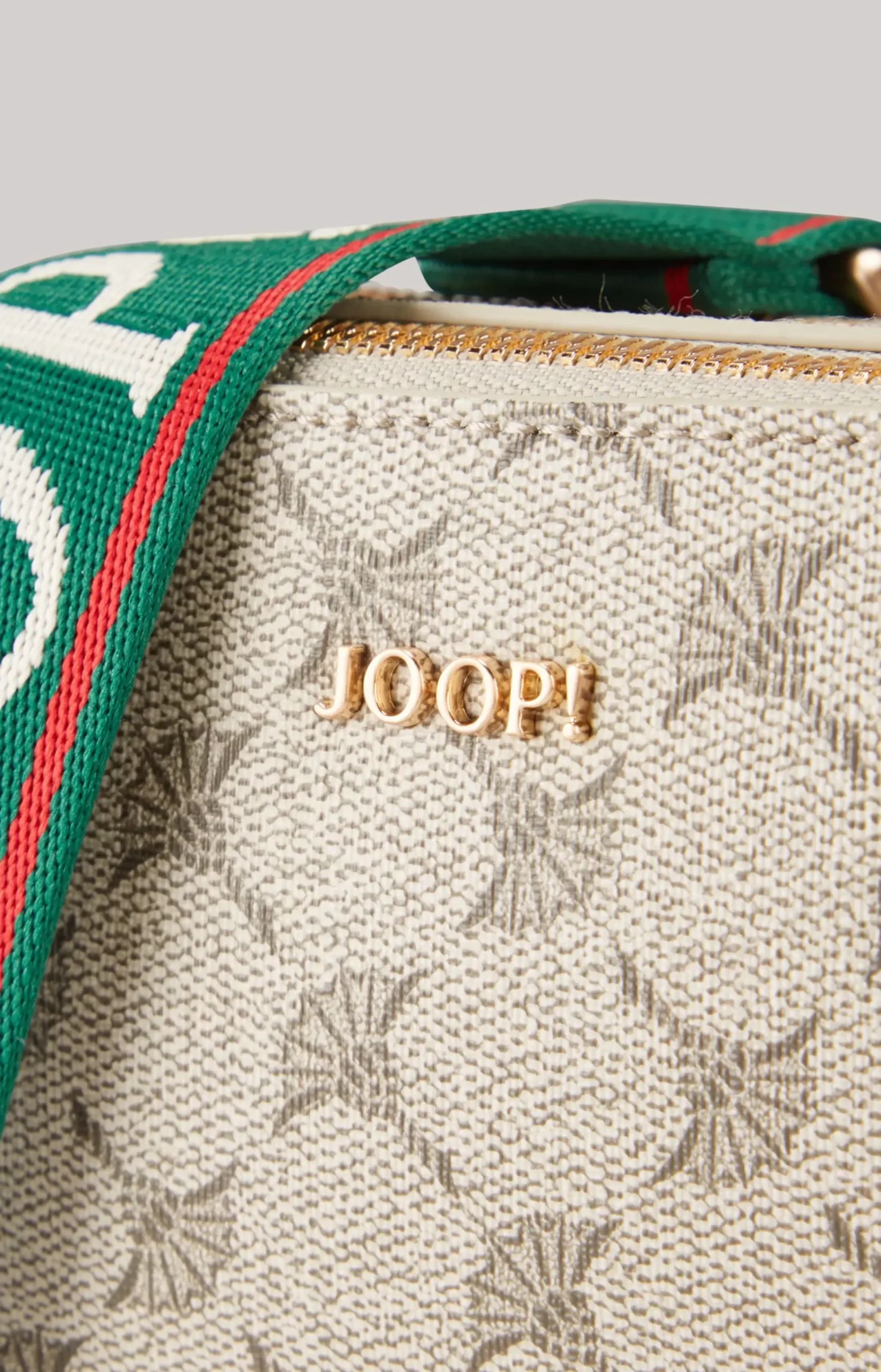 Mazzolino Diletta Susan Shoulder Bag in Beige/Green