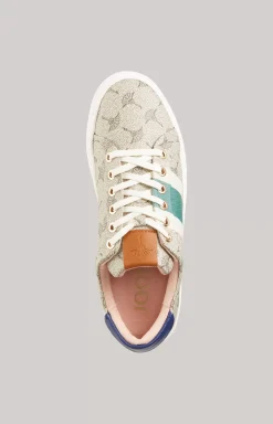 Mazzolino Due Coralie Trainers in Beige/Green