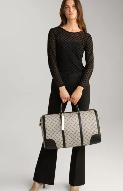 Mazzolino Edition Aurora Weekender in Black/Off-white