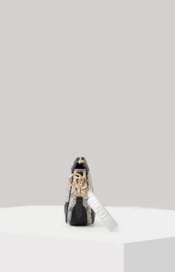 Mazzolino Edition Jasmina Shoulder Bag in Black/Grey