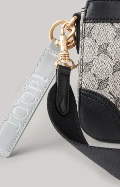 Mazzolino Edition Jasmina Shoulder Bag in Black/Grey