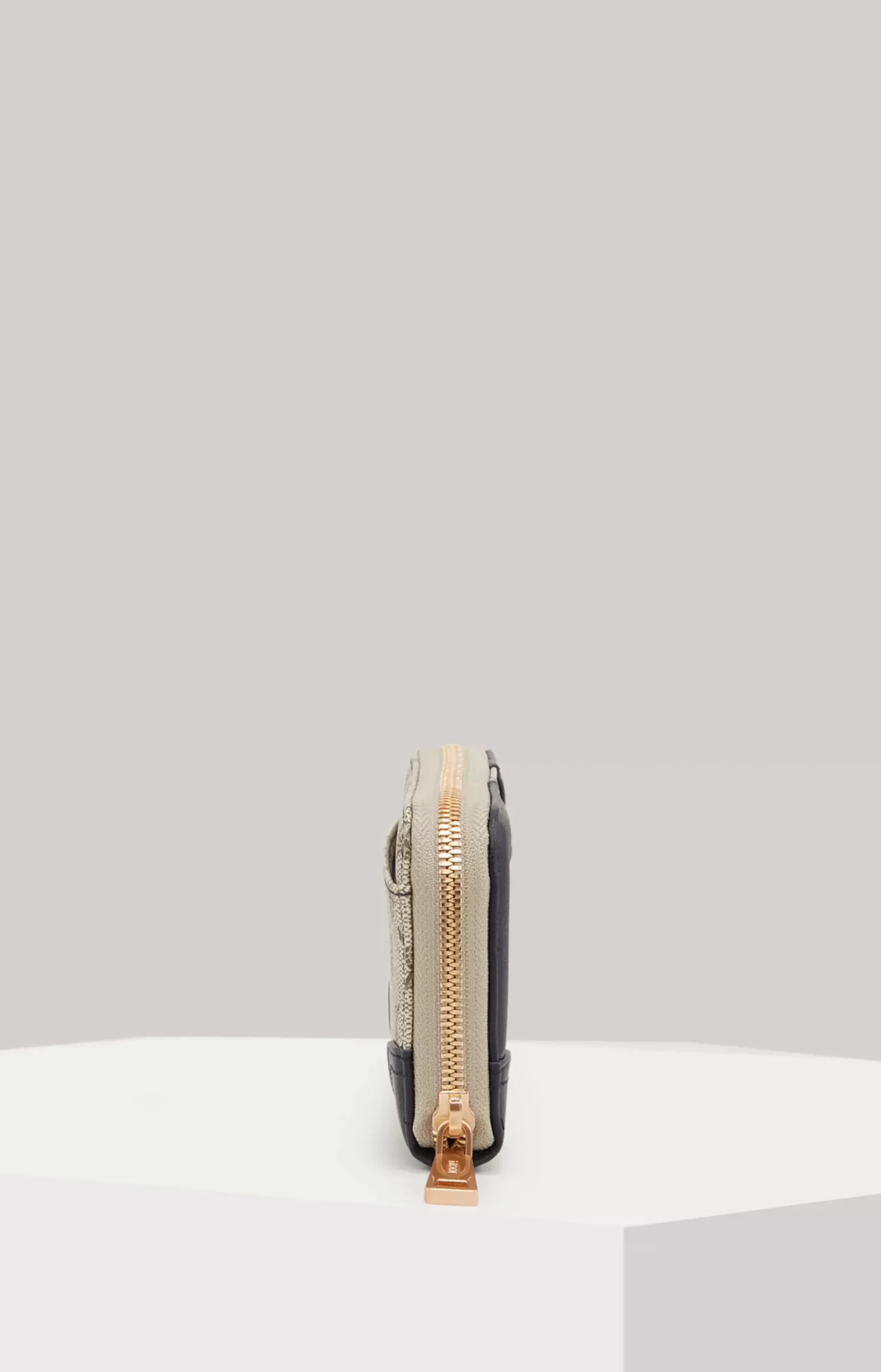 Mazzolino Edition Melete Wallet in Beige/Dark Blue