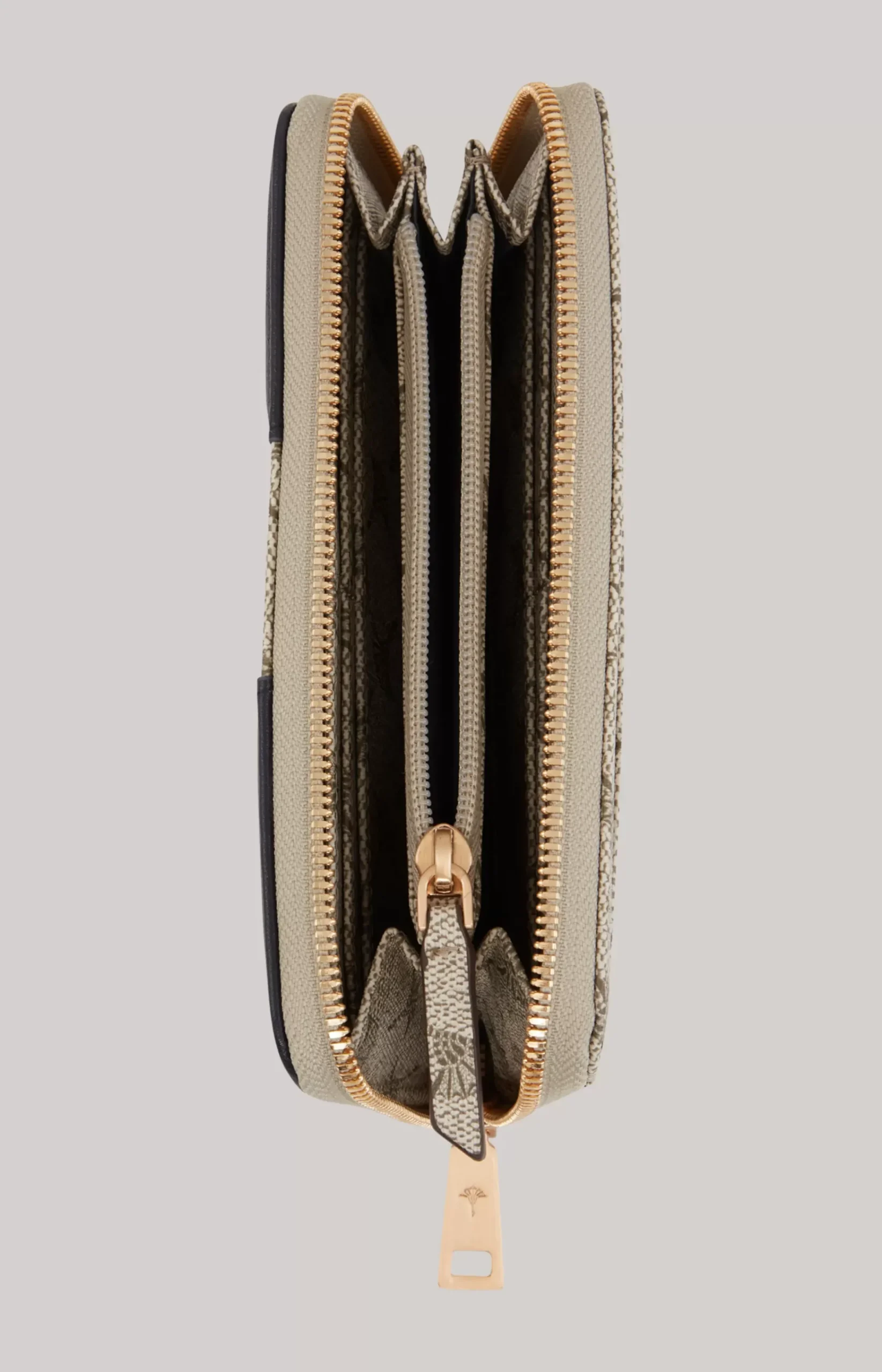 Mazzolino Edition Melete Wallet in Beige/Dark Blue