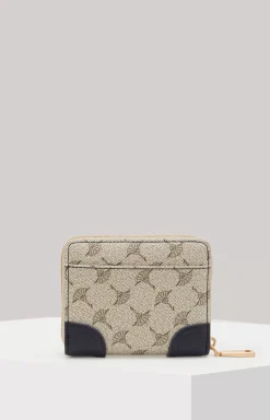 Mazzolino Edition Nisa Wallet in Beige/Dark Blue